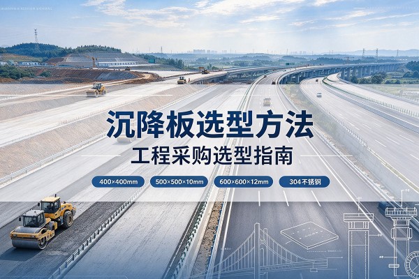 广灵沉降板选择方法